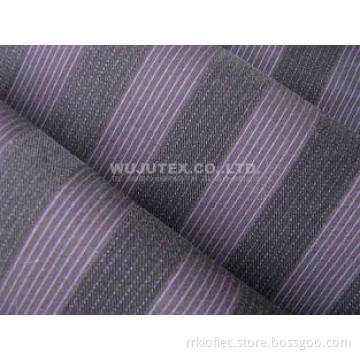 Ladies Fashion Yarn Dyed Twill Weave Stripe Span Apparel Co